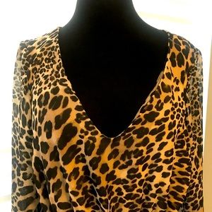 Leopard print dress